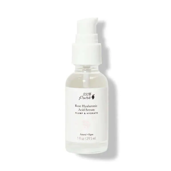 100% Pure - Rose & Hyaluronic Acid Serum