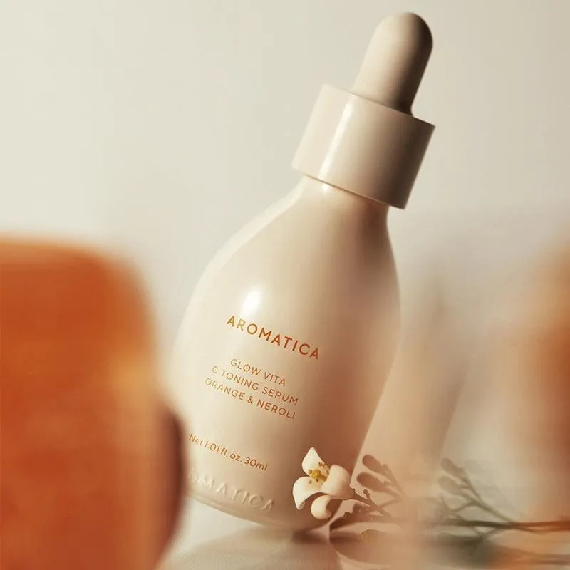 [AROMATICA] Glow Vita C Toning Serum Orange & Neroli 30ml