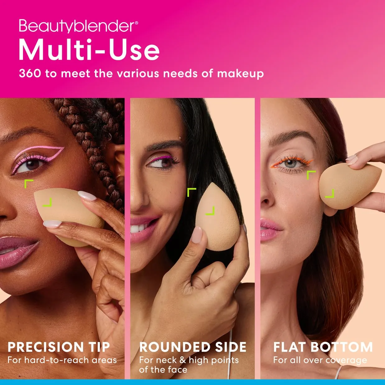beauty blender Nude Makeup Sponge for a Flawless Natural Look, Perfect with Foundations, Powders & Creams