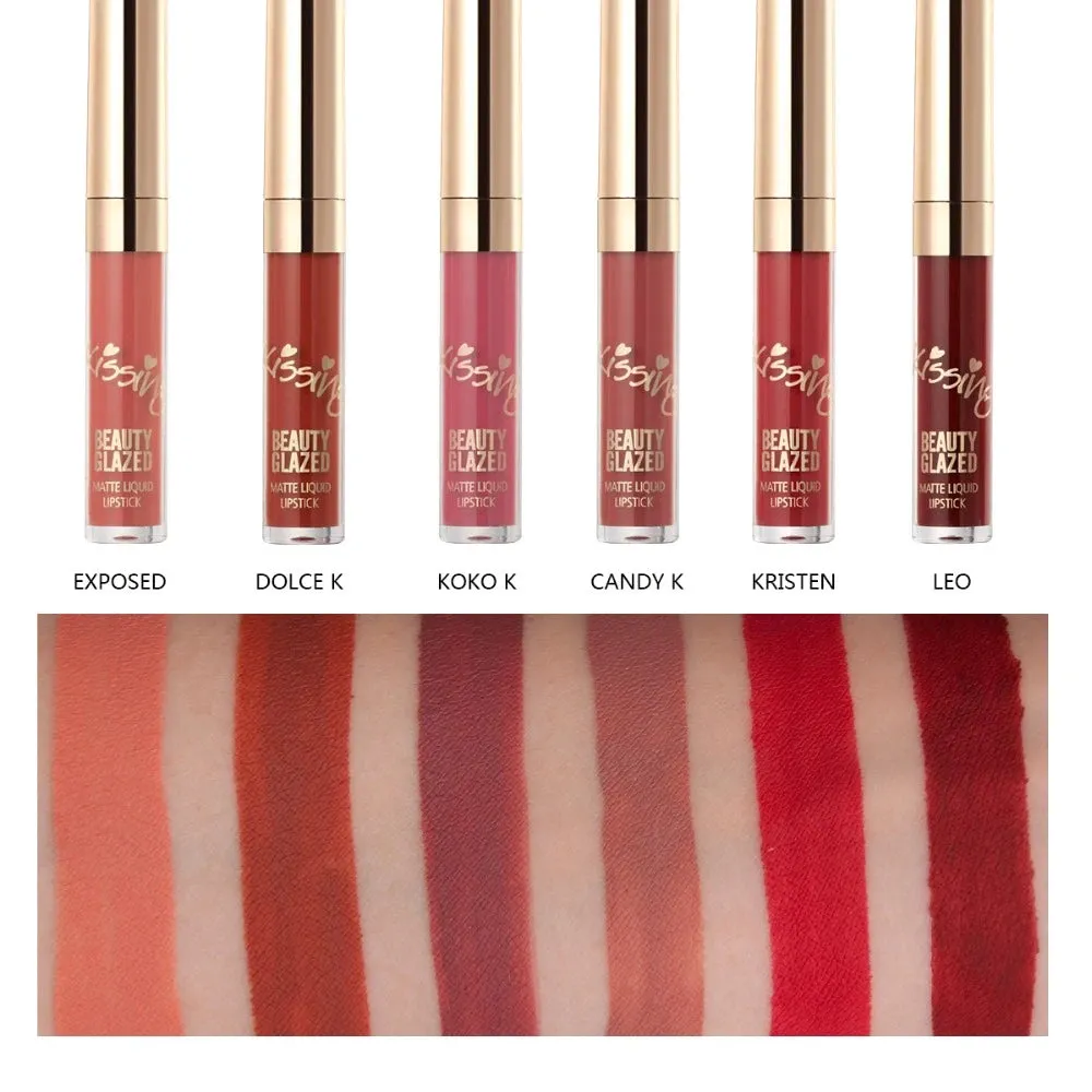 Beauty Glazed 1/6PCS Matte Lipstick
