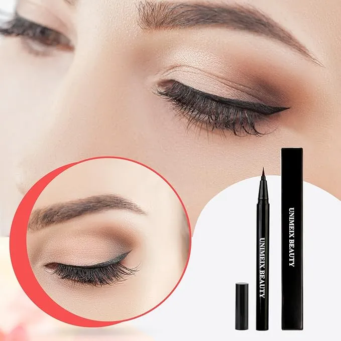 Brown Eyeliner, Liquid Liner, Waterproof Eye Liner, Makeup Eyeliner Pen Precise All Day Eyeliner