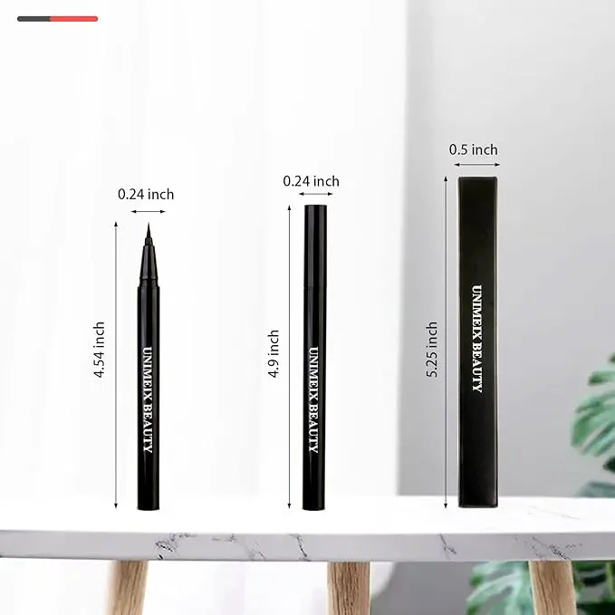 Brown Eyeliner, Liquid Liner, Waterproof Eye Liner, Makeup Eyeliner Pen Precise All Day Eyeliner