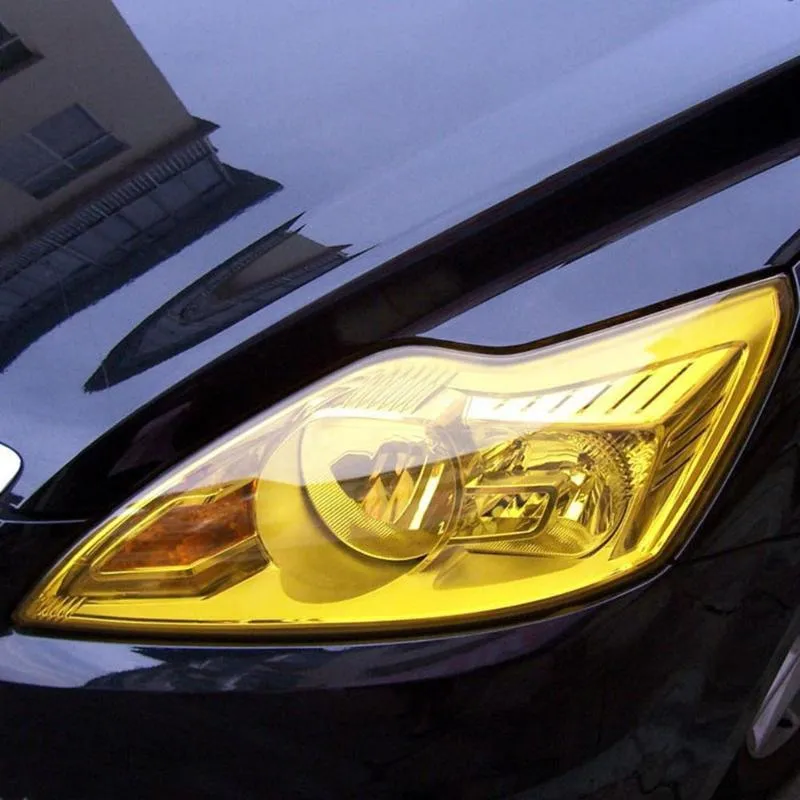 Car Lights Change Color Film Fog Lamp Protection Film 30x120cm