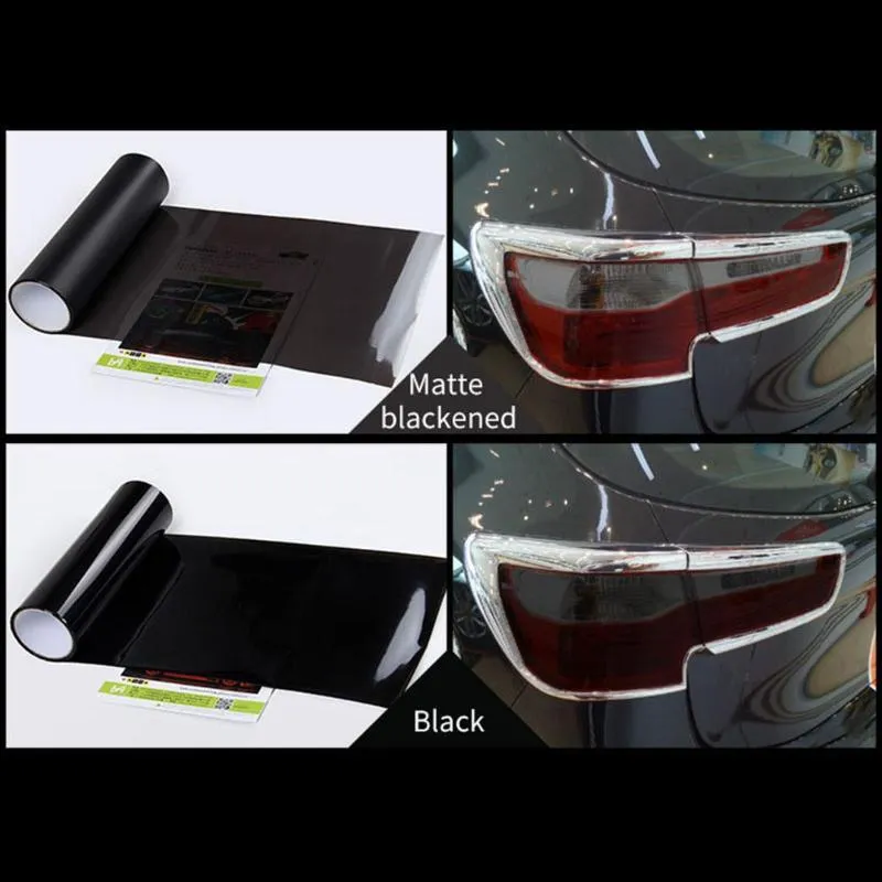 Car Lights Change Color Film Fog Lamp Protection Film 30x120cm