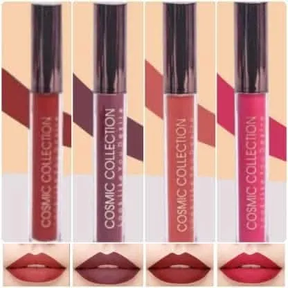 Cosmic collection combo 4x5ml (brilliant red, choco maroon, cherry red, plum rose pink)