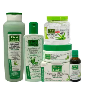 First Lady Fast Actives Aloe Vera Skin Brightening KIT (5 - items)