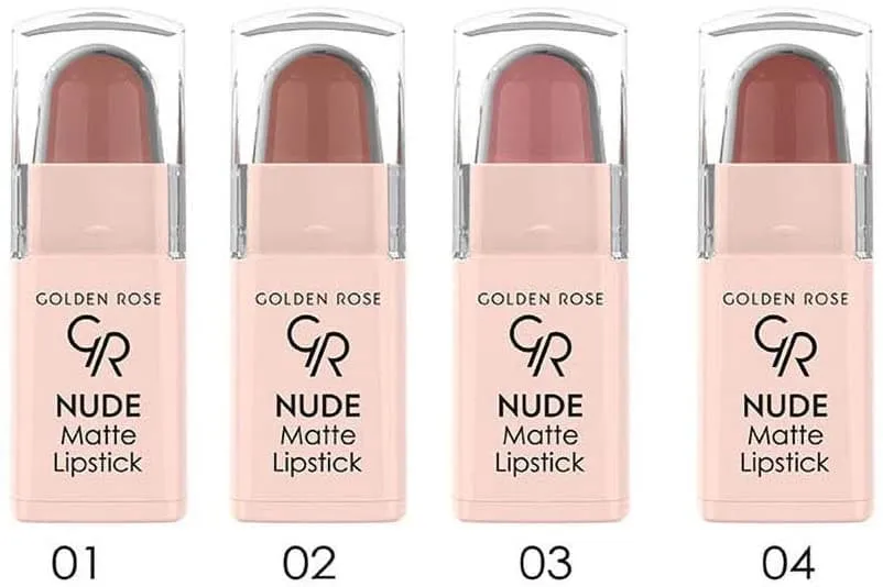 Golden Rose Nude Matte Lipstick (Mini) Set