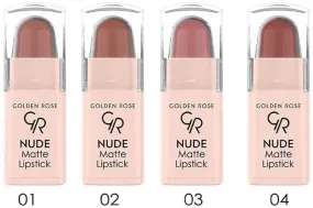Golden Rose Nude Matte Lipstick (Mini) Set