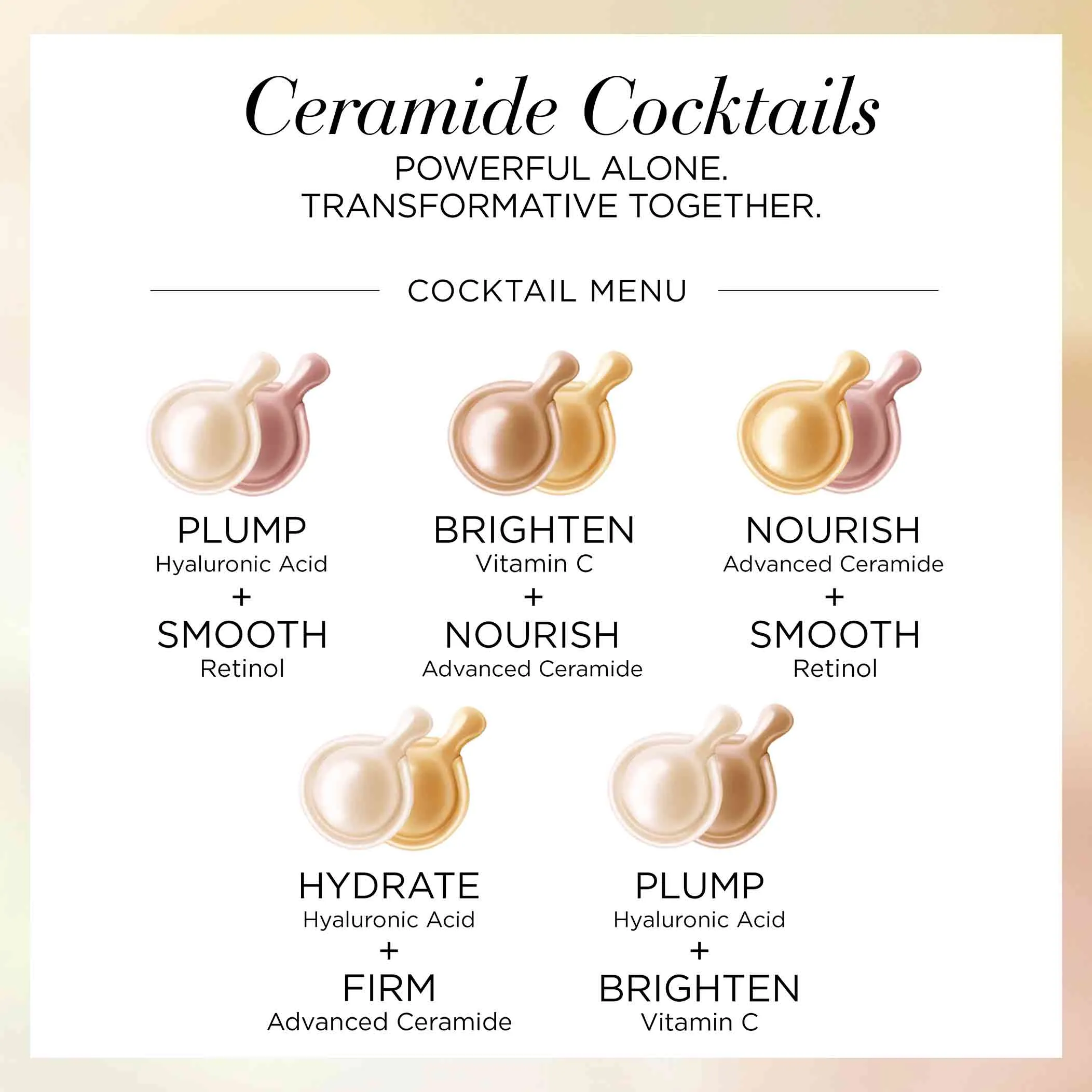 Hyaluronic Acid Ceramide Capsules Hydra-Plumping Serum Set - 120-Piece
