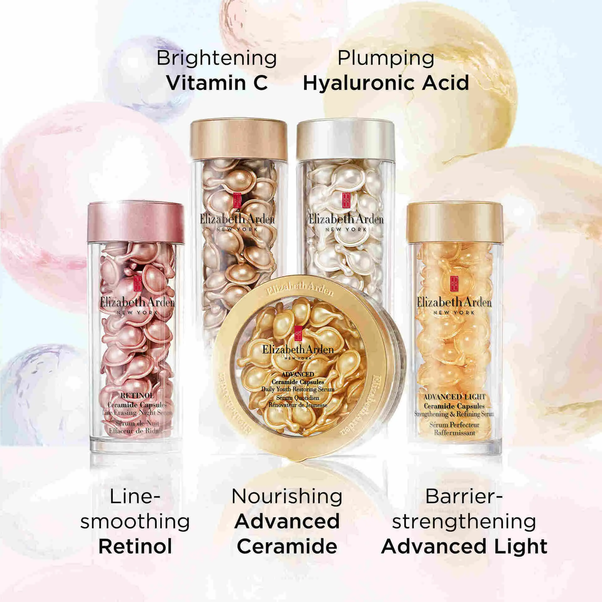 Hyaluronic Acid Ceramide Capsules Hydra-Plumping Serum Set - 120-Piece