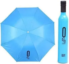 K Kudos Ultra Light Compact & Folding Umbrella With Wine Bottle Cover Waterproof Ultra Protective UV Mini Portable