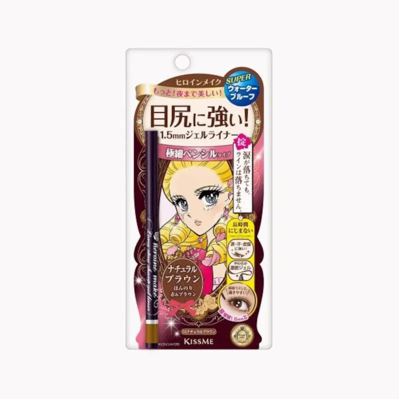 KissMe Sharp Gel Super Waterproof Eyeliner #01 - #03