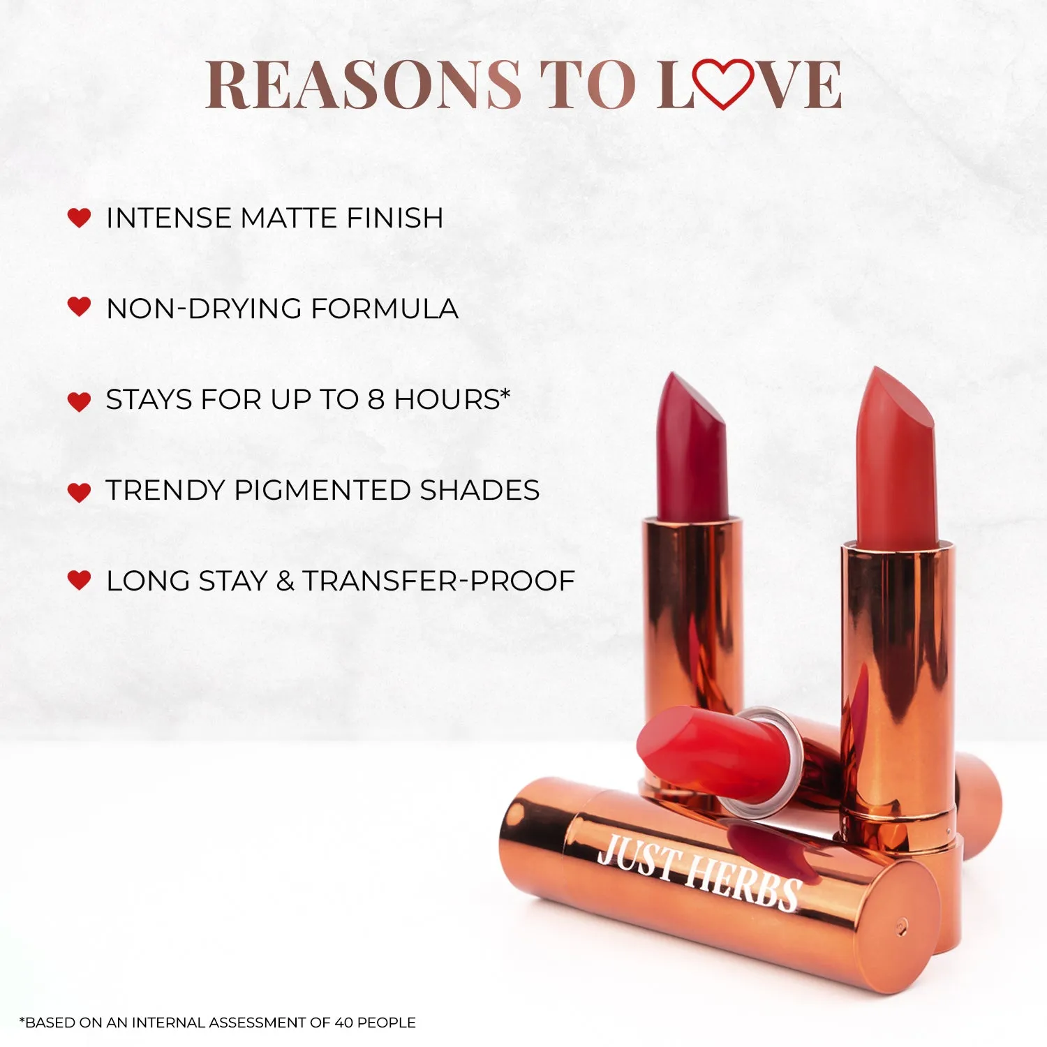 Long Stay Ultra Matte Lipstick with Shea Butter and Jojoba Oil - Moody Mauve