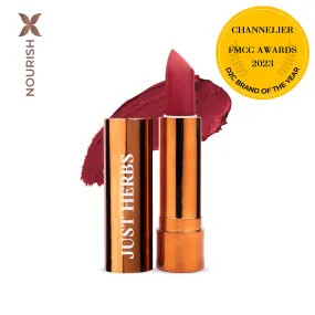 Long Stay Ultra Matte Lipstick with Shea Butter and Jojoba Oil - Moody Mauve