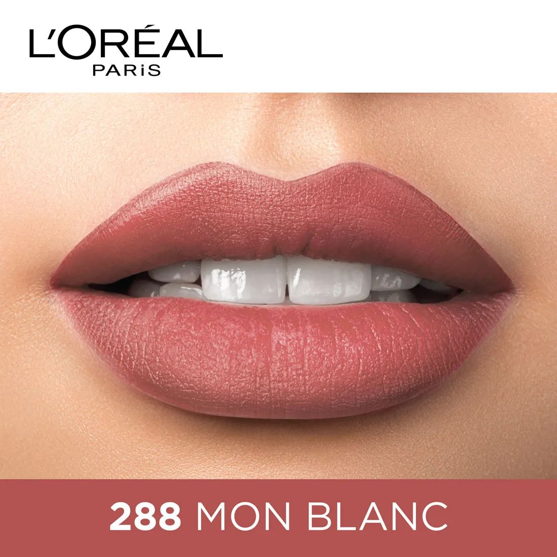 L'Oreal Paris Color Riche Moist Matte Lipstick, 288 Mon Blanc, 3.7g