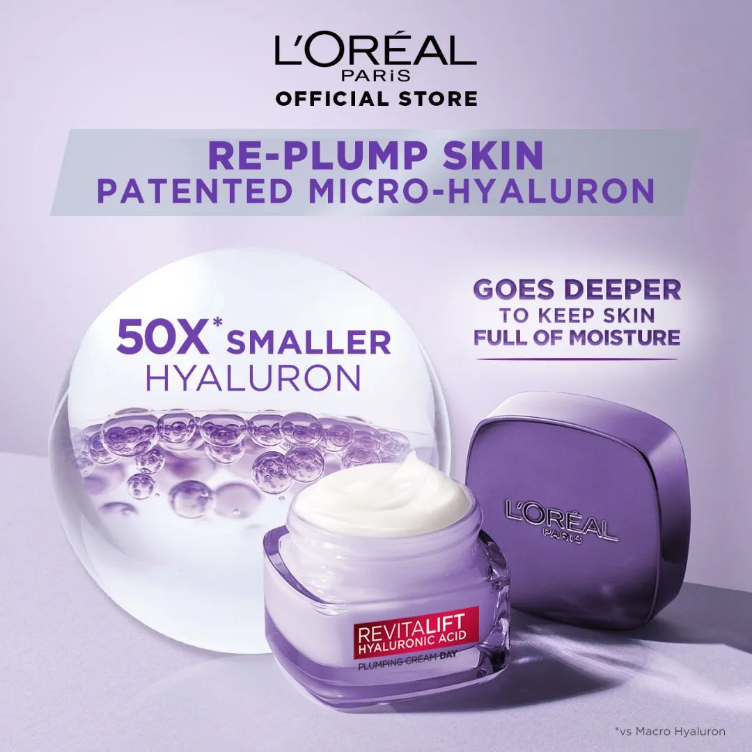 LOreal Paris Revitalift Hyaluronic Acid Plumping Cream Day 50ml