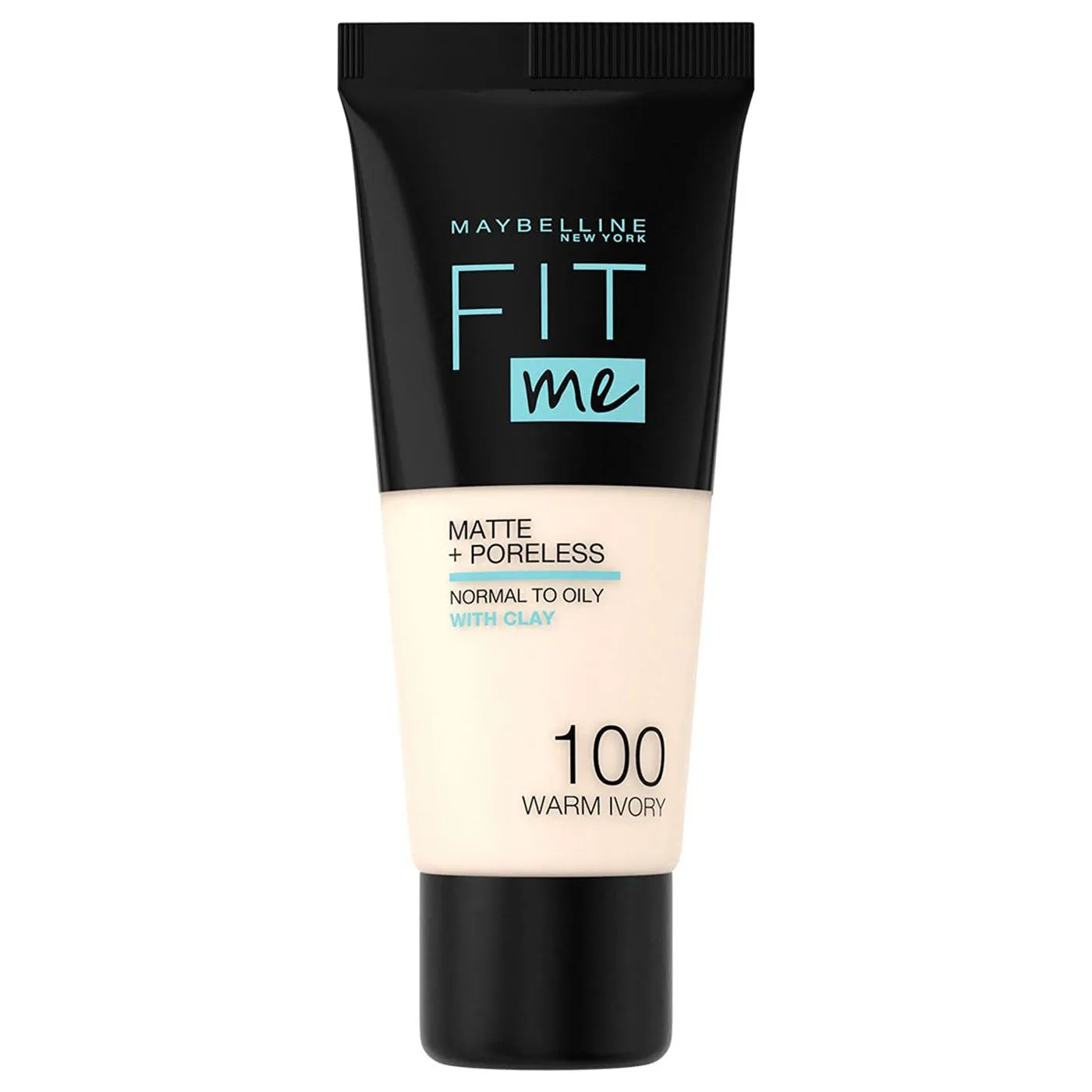 Maybelline Fit Me Matteporeless 100 Warm Ivory Foundation 30 GM
