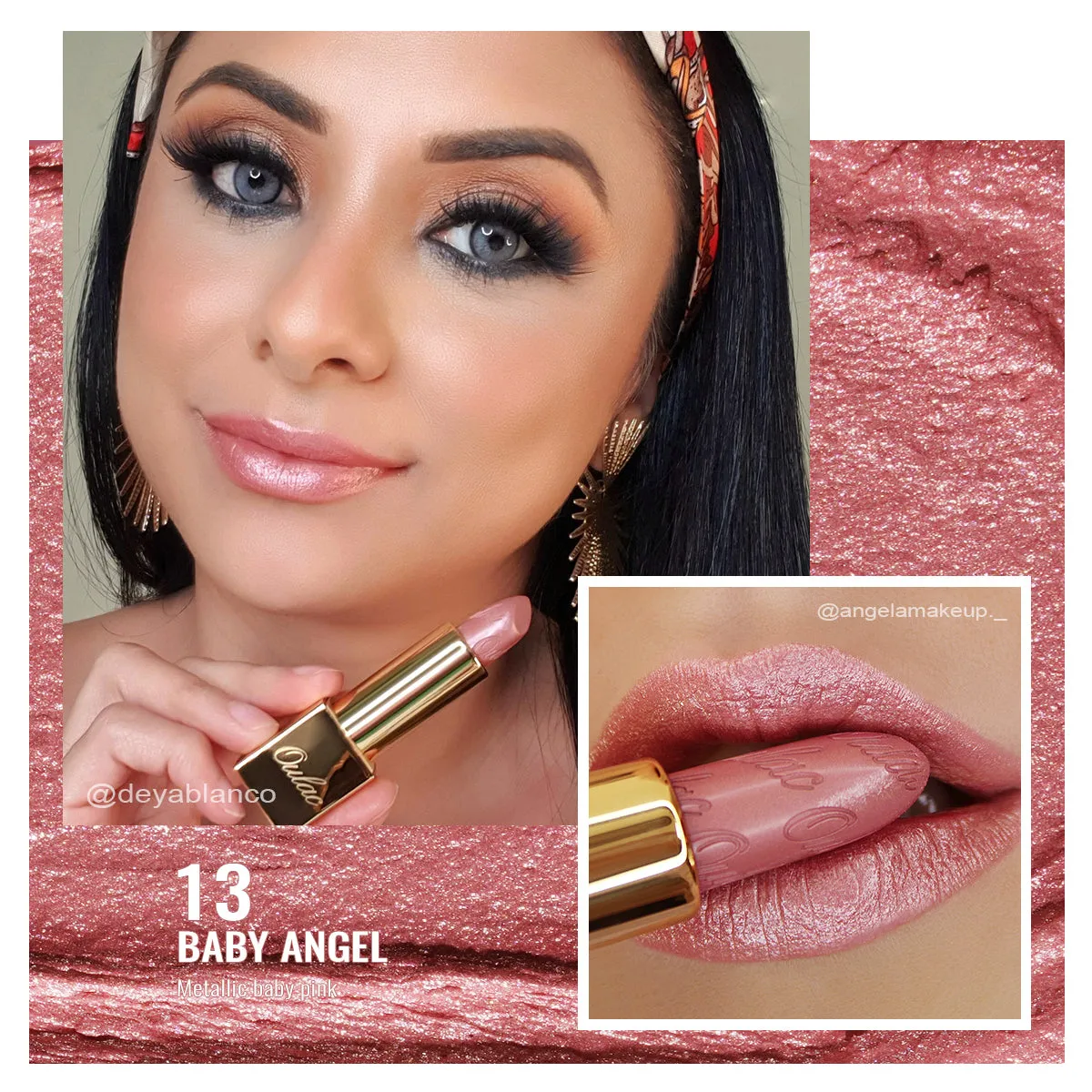 Metallic Shine Lipstick | D13 Baby Angel