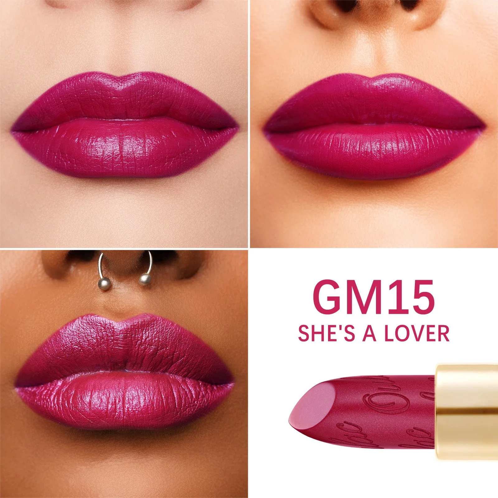Metallic Shine Lipstick | GM15 She's A Lover