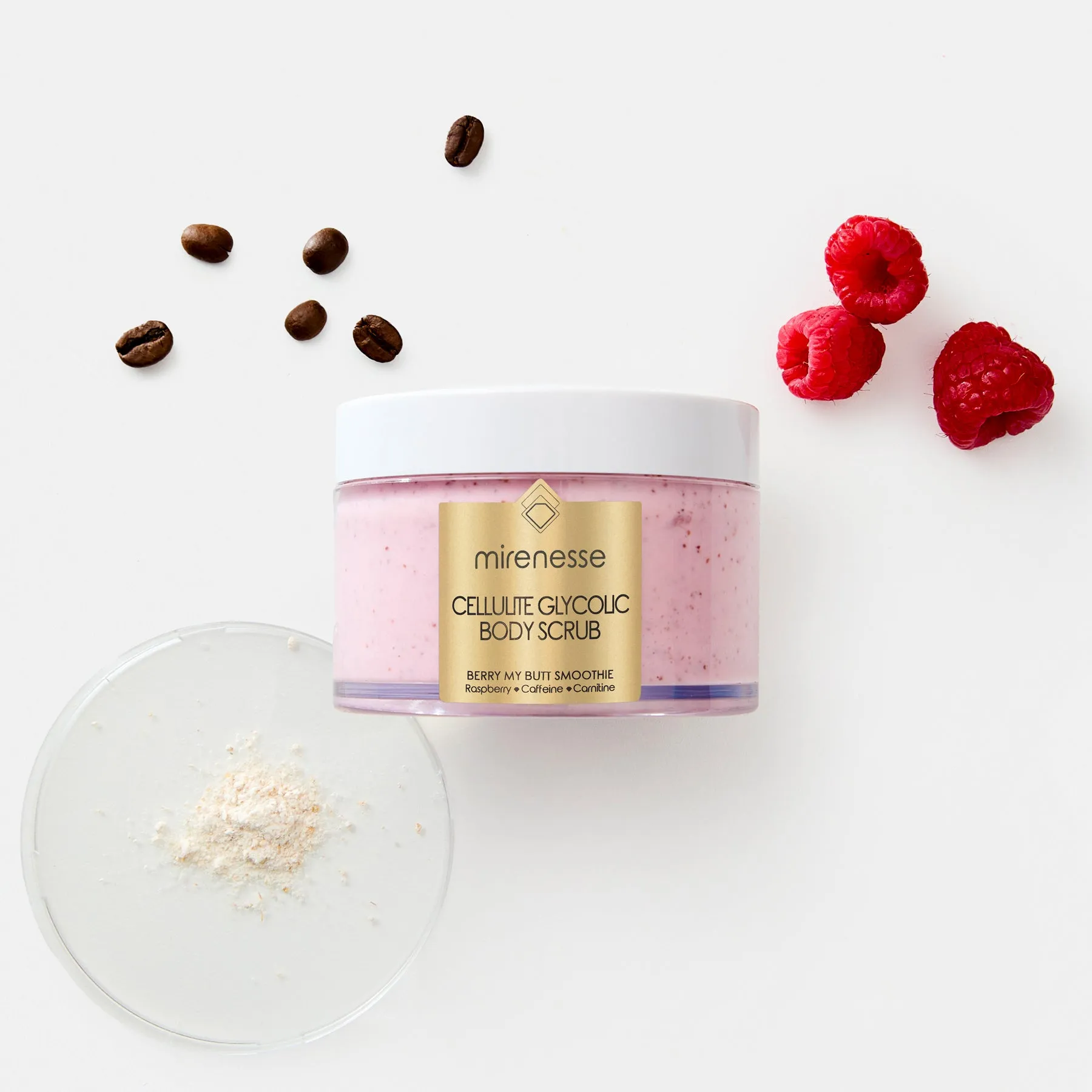 NEW Cellulite Glycolic Body Scrub-Berry My Butt Smoothie