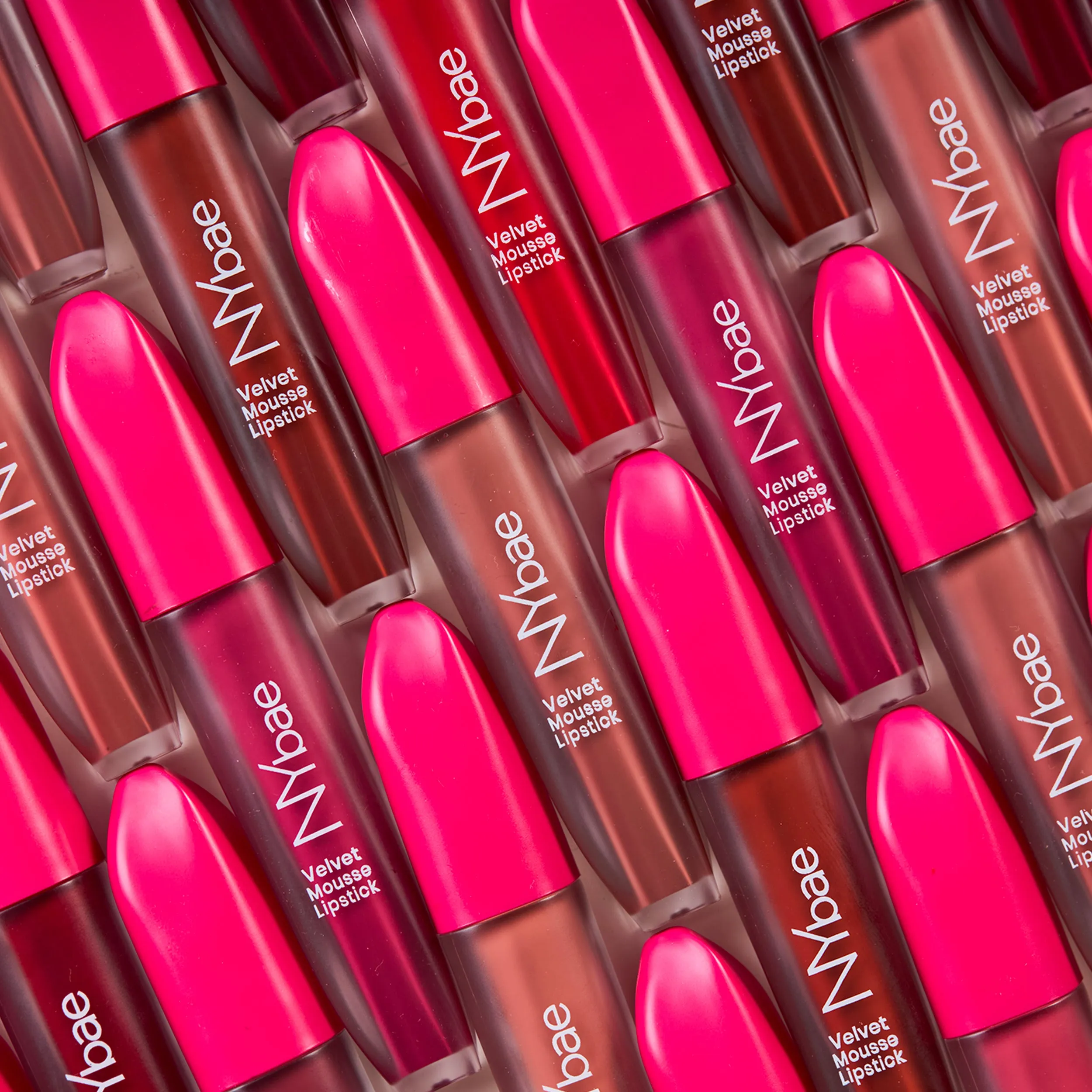 NY Bae Velvet Mousse Liquid Lipstick - Barely Bold 08 (6.5ml) | Velvet Matte Finish | Transferproof | Smudgeproof | Ultra Light | Smooth | Moisturising Nude Lipstick (6.5ml)