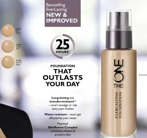 Oriflame The One Everlasting Foundation - 30Ml (Fair Nude)