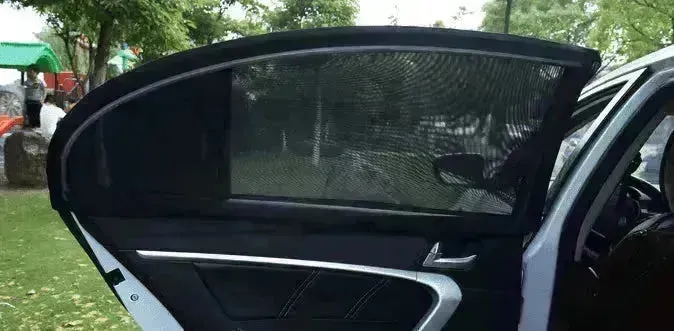 Side Window Sunshade Sunscreen Insulated Sunblock Mosquito Dust Proof