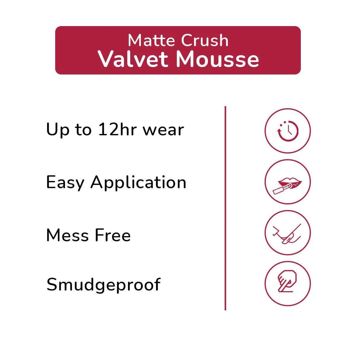 Velvet Smooth Non Transfer Lipstick
