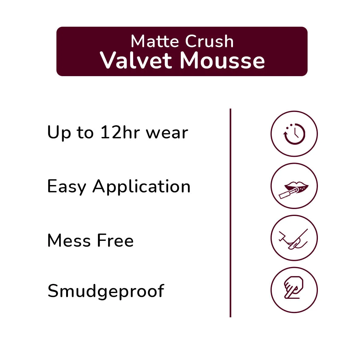 Velvet Smooth Non Transfer Lipstick