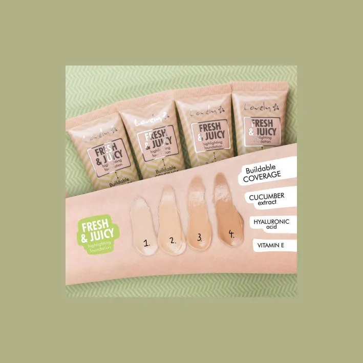 Wibo Lovely  Fresh & Juicy Foundation